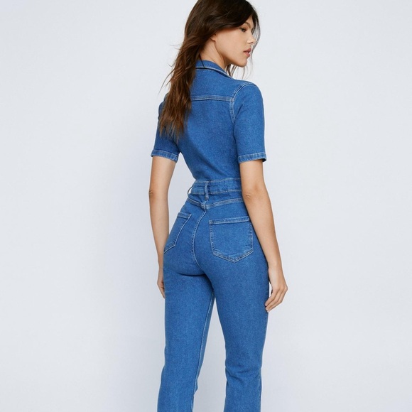 Denim Jumpsuit D12 - Picture 5 of 9